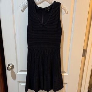 Nine West Black Sleeveless Mini Dress